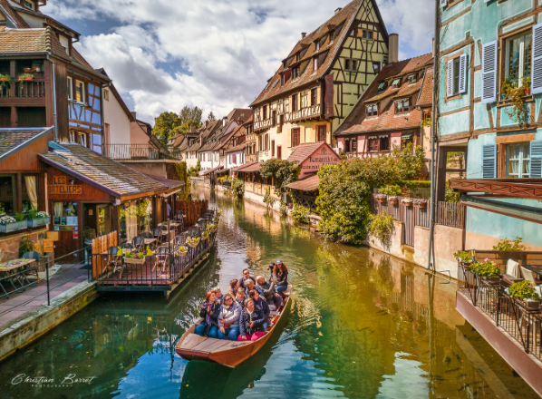 Petite Venise de Colmar, quartier au bord de la Lauch accessible